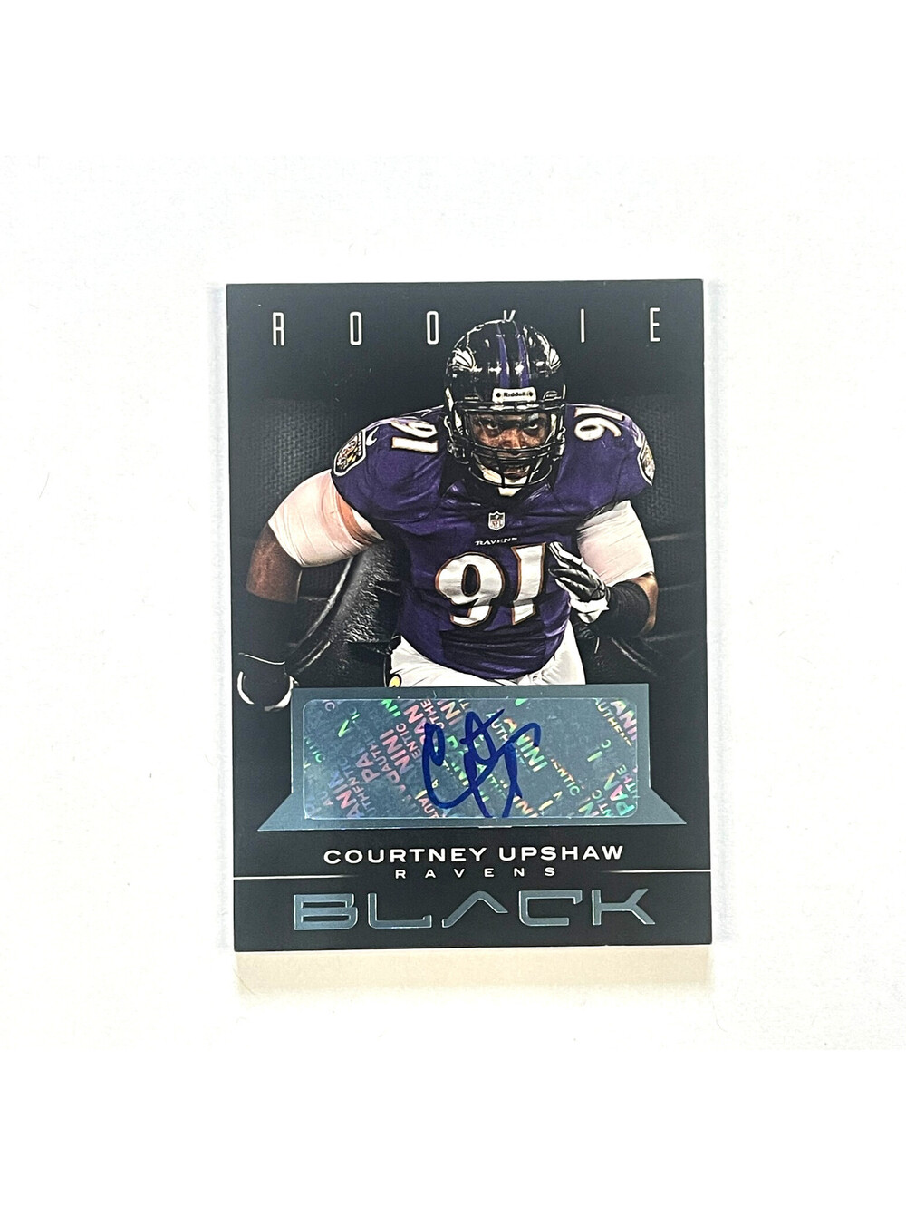 2012 Panini Black #121 Courtney Upshaw Rookie Auto /49 Serial Ravens Card